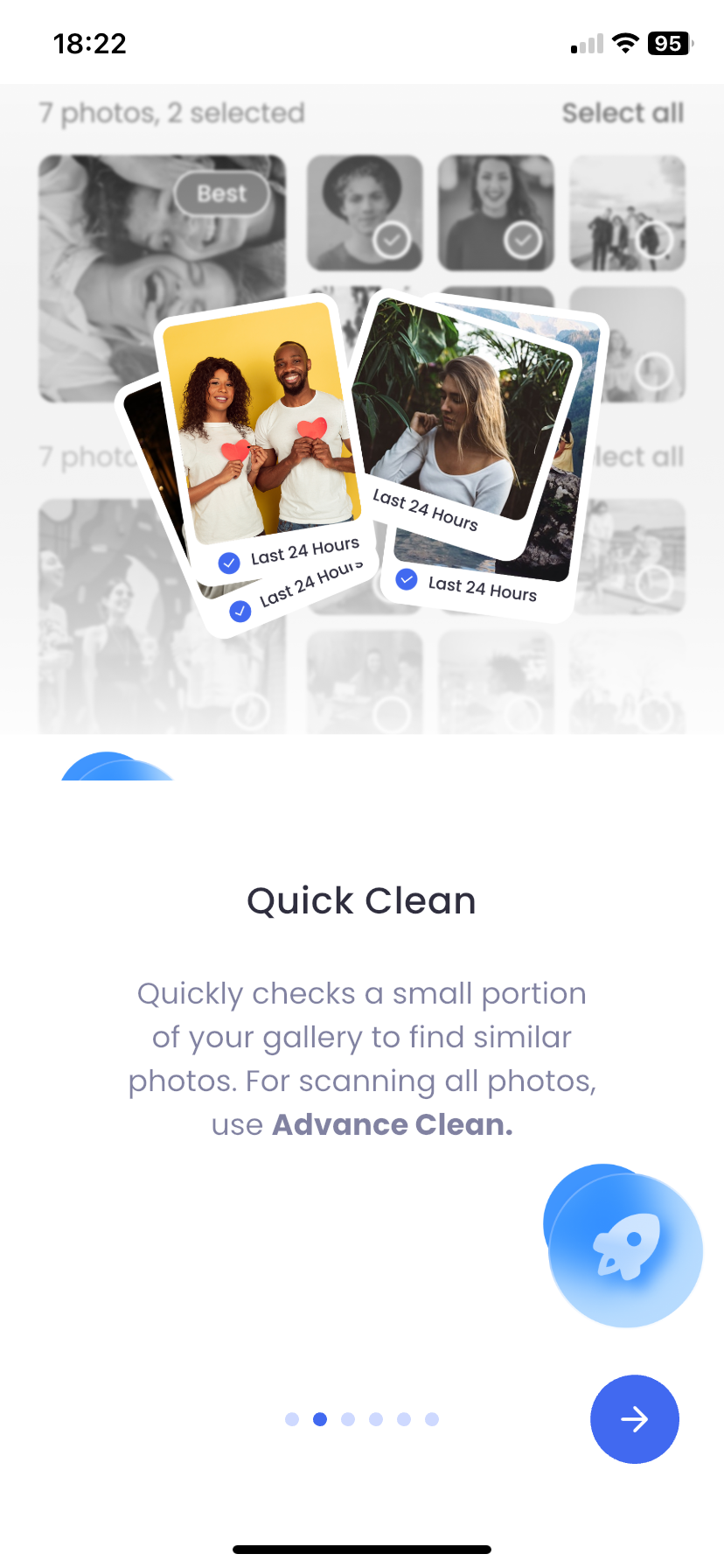 Cleanio Quick Clean screen
